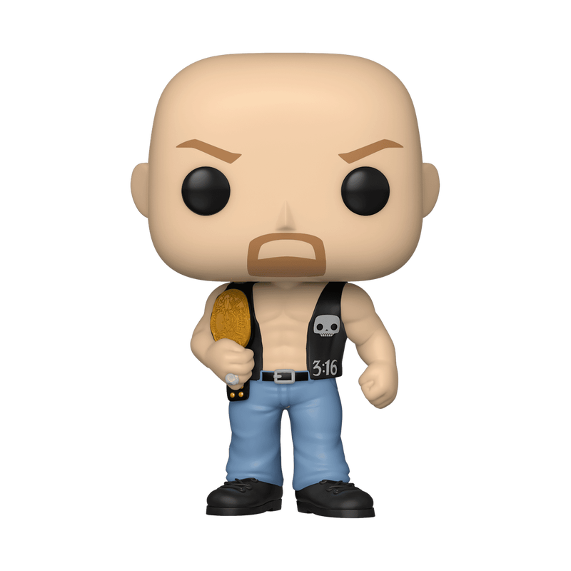 Pop! "Stone Cold" Steve Austin with Championship Belt, , hi-res view 1