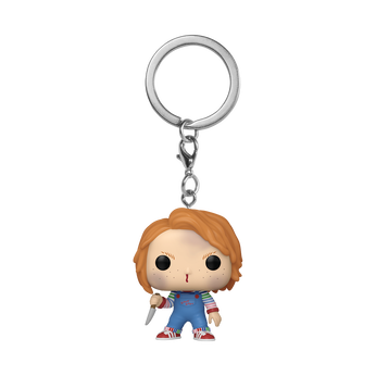 Pop! Keychain Chucky with Knife, Image 1