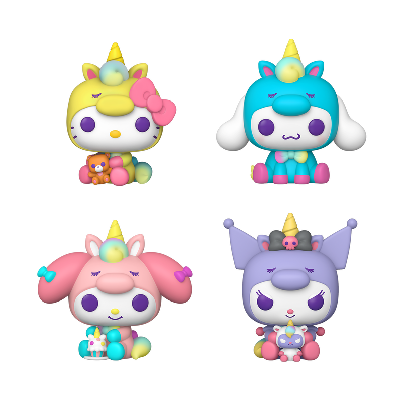 Pop! Hello Kitty (Unicorn Outfit) 4-Pack, , hi-res view 1
