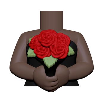 BAP- FM - SK4 - Torso - BK Wedding Dress, Image 1