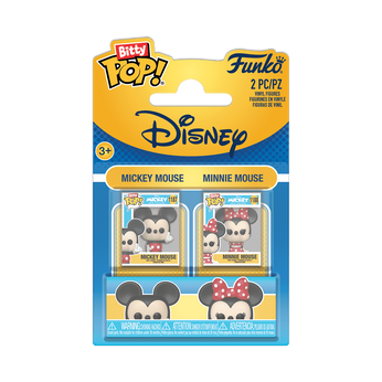 Bitty Pop! Mickey & Minnie Mouse 2-Pack, Image 1