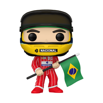 Pop! Ayrton Senna with Brazilian Flag, , hi-res view 1