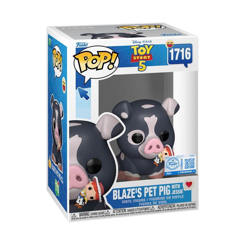 Pop! Blaze's Pet Pig with Jessie (Toy Story 5), , hi-res view 4