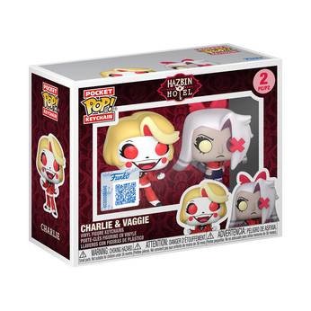 Pop! Keychain Charlie & Vaggie 2-Pack, Image 2