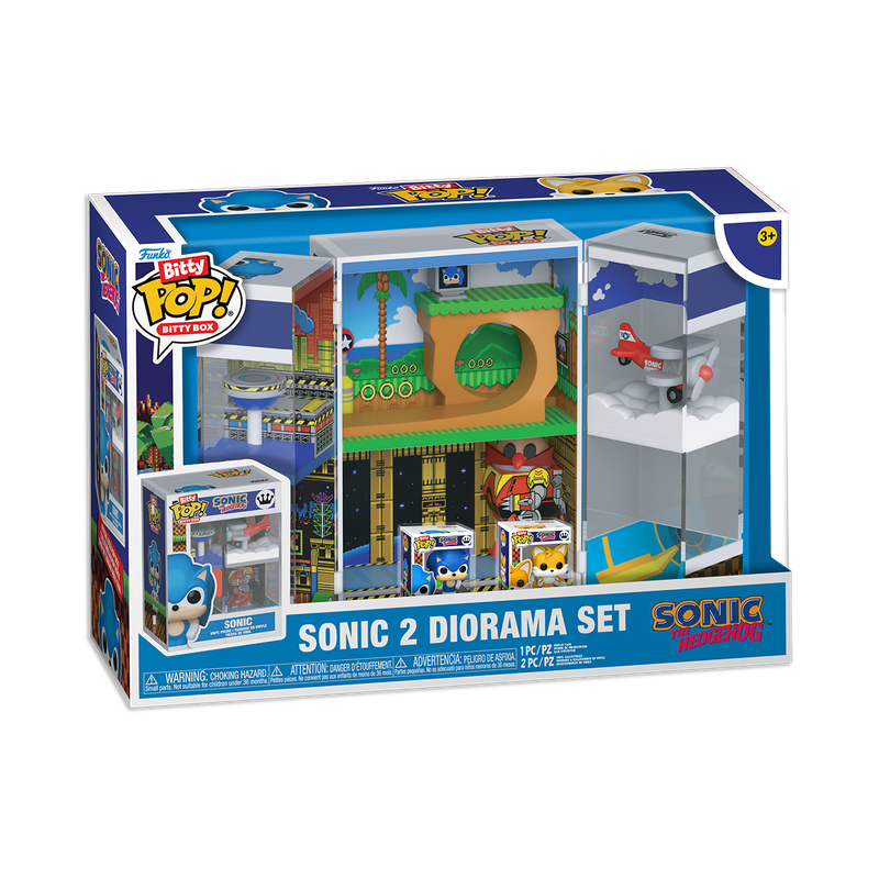 Bitty Pop! Bitty Box Sonic 2 Diorama Set, , hi-res view 2