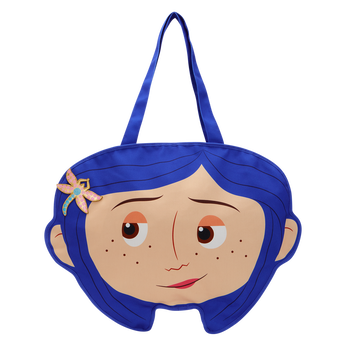 Coraline Cosplay Canvas Tote Bag, Image 1