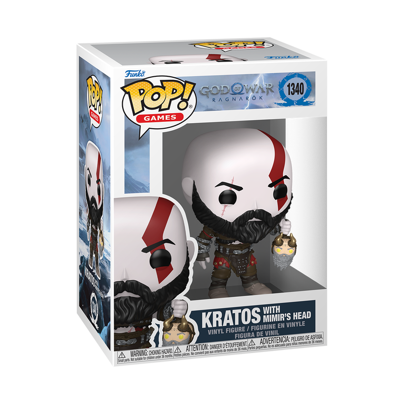 Pop! Kratos with Mimir&rsquo;s Head (God of War Ragnar&ouml;k), , hi-res view 2