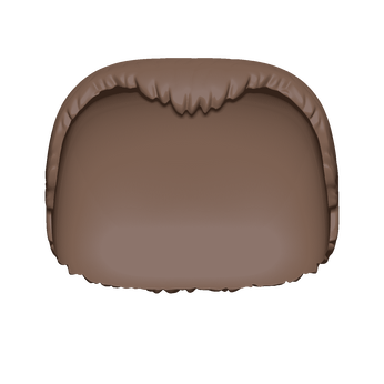 BAP- ML - Hair - BRN Hair 4, Image 1