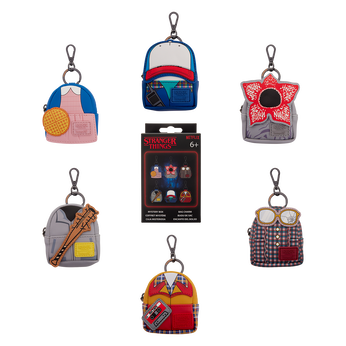 Stranger Things Mystery Mini Backpack Keychain Charm, , hi-res view 1