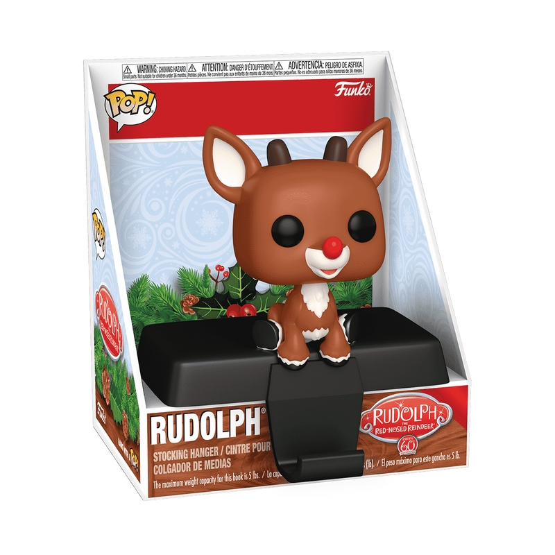 Pop! Stocking Hanger Rudolph, , hi-res view 2