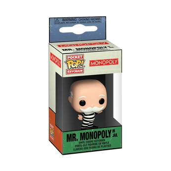 Pop! Keychain Mr. Monopoly In Jail, Image 2