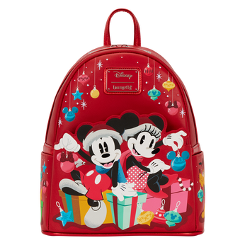 Mickey & Friends Exclusive Holiday Ornaments Mini Backpack, Image 1