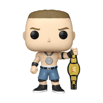 Pop! Pop! John Cena with Spinner Championship Belt, Image 1