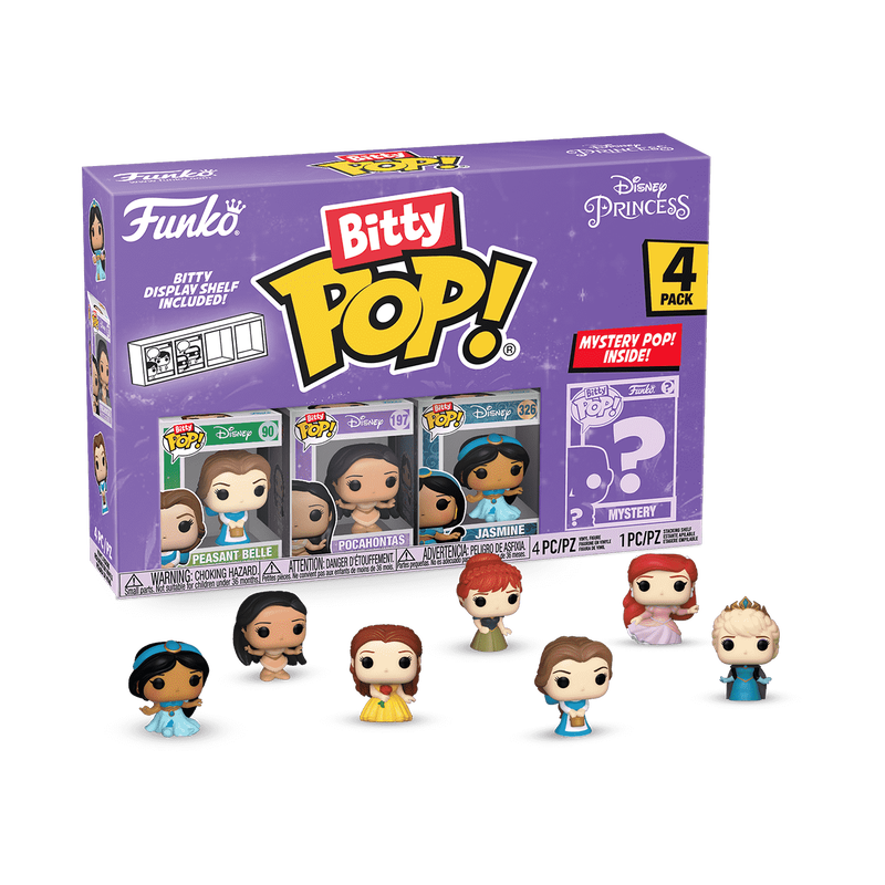 Bitty Pop! Disney Princess 4-Pack Series 2, , hi-res view 1