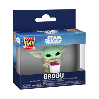 Pop! Keychain Grogu with Popcorn, , hi-res view 2