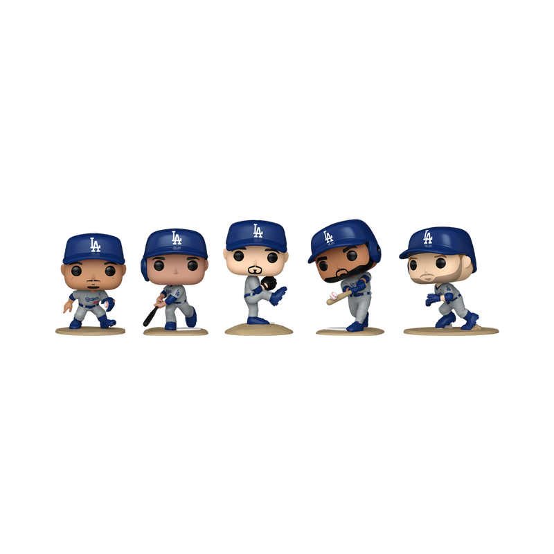 Pop! Los Angeles Dodgers 2025 MLB World Series Champions 5-Pack