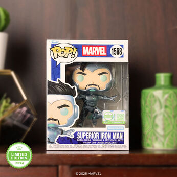 Pop! Superior Iron Man with Pop! Protector , Image 1
