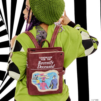 Beetlejuice Handbook For The Recently Deceased Pin Trader Backpack, Image 2
