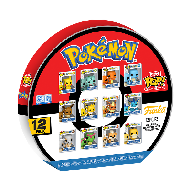 Bitty Pop! Collector Pack Pokémon 12-Pack, , hi-res view 1
