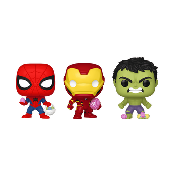 Pocket Pop! Easter Hulk, Spider-Man, Iron Man 3-Pack, Image 2