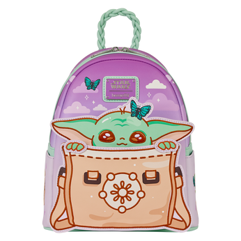 The Mandalorian Grogu Butterfly Mini Backpack, Image 1