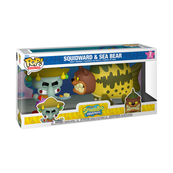 Pop! Squidward & Sea Bear 2-Pack, , hi-res view 2