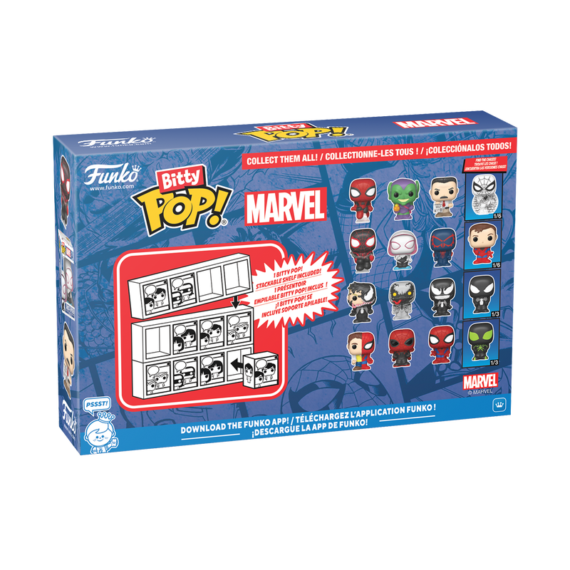 Bitty Pop! Spider-Man 4-Pack Series 2, , hi-res view 3