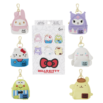 Sanrio Hello Kitty & Friends Cosplay Mystery Mini Backpack Keychain Charm, Image 1