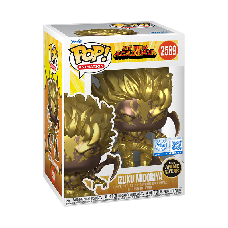 Pop! Izuku Midoriya (Gold) with Pop! Protector, , hi-res view 2