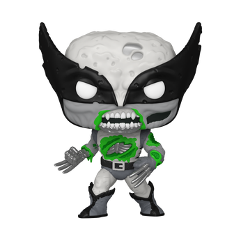 Pop! Zombie Wolverine (Black & White) (Glow),  Pop! Zombie Wolverine (Black & White) (Glow), Image 1