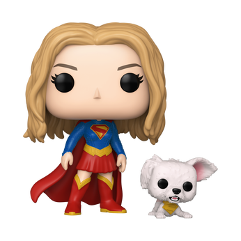 Pop! & Buddy Supergirl with Puppy Krypto, Image 1