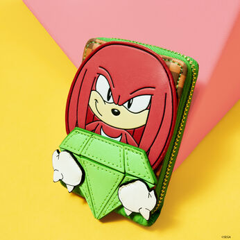 Sonic The Hedgehog Limited Edition Knuckles Emerald Glitter Accordion Wallet, Image 2