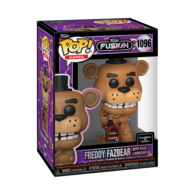 Pop! Freddy Fazbear with Pizza Launcher (Funko Fusion), , hi-res view 2