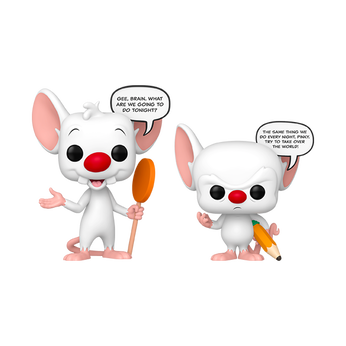 Pop! Pinky & the Brain 2-Pack (Glow), Image 1