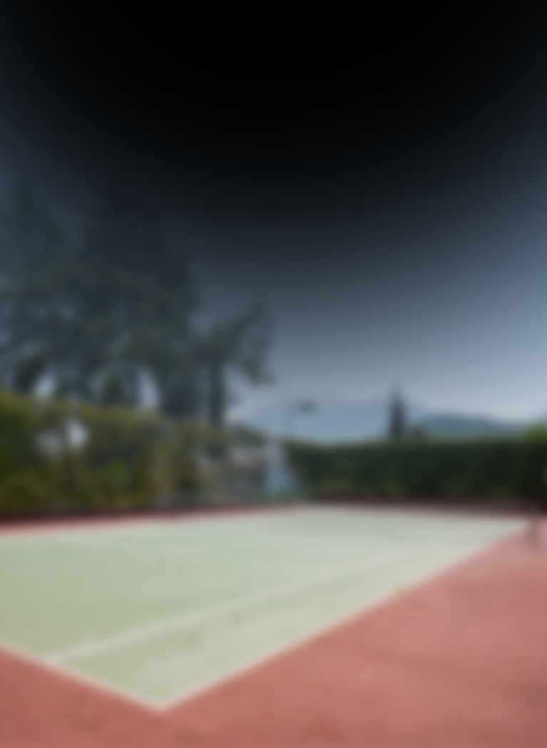Blurred tennis court 