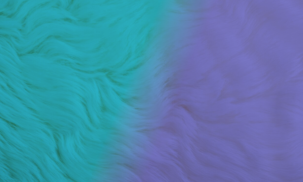 Teal and purple furry texture background