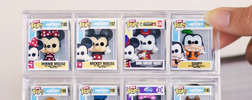 Off White background featuring Bitty POP! Disney collection