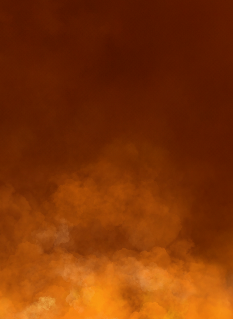 Orange smoke background