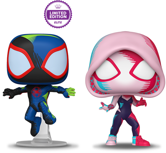 Funko Limited Edition Spider-Man/Spider-Gwen Pops!
