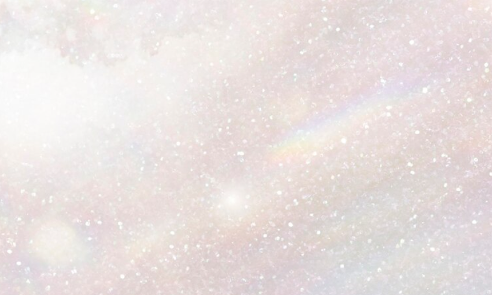 white cosmic background with sparkles