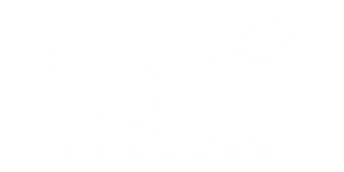 Funko Fan Rewards logo lock-up with Gray swirl in the background