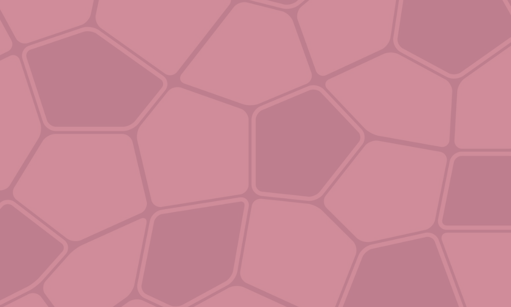 football hexagon pattern with pink overlay