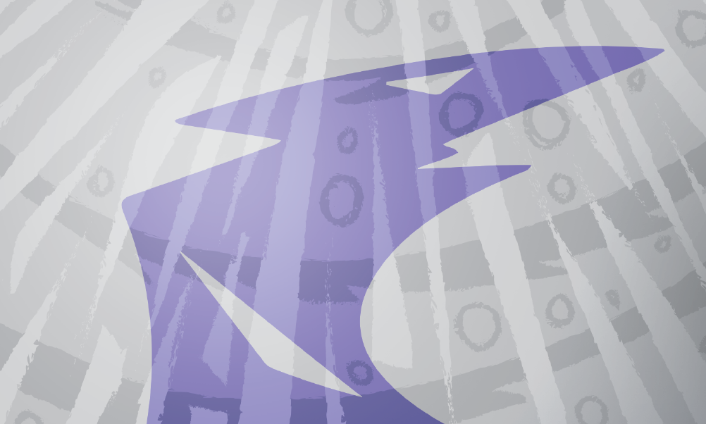 Gray abstract background with Purple trail