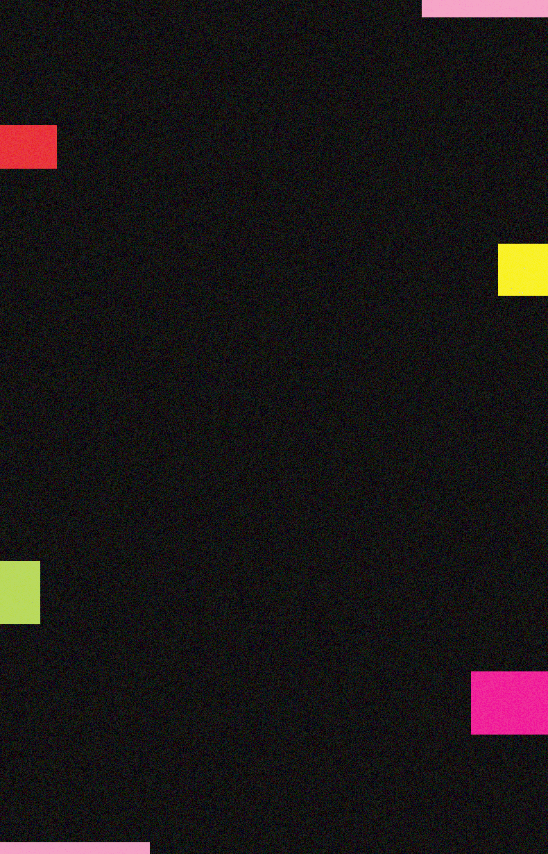 Black background with color squares