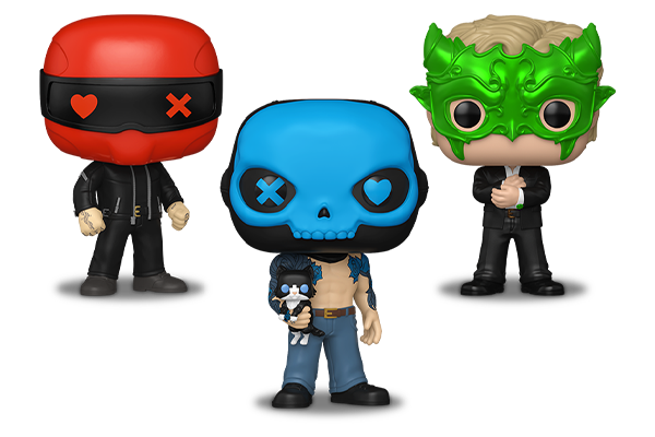 93899/93900/93901 - Pop! The Faceless Man/Pop! Junior Trocci/Pop! Mr. Strickland 