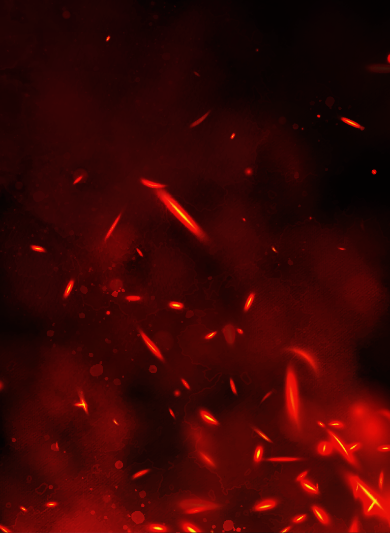 Black background with glowing Red embers