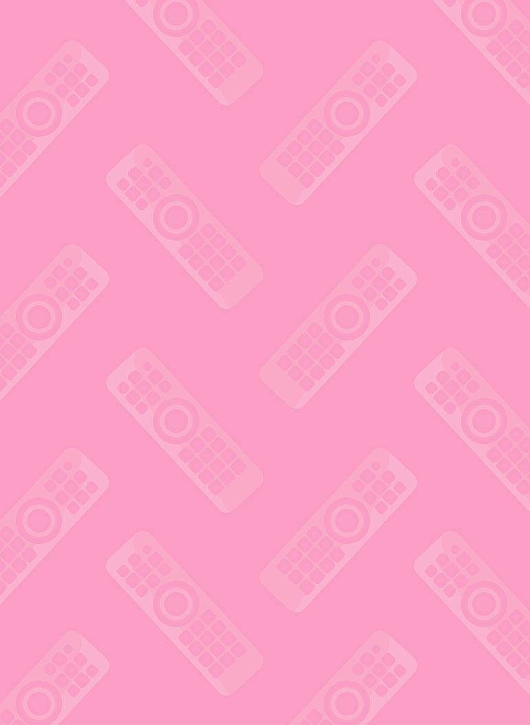 Hot Pink background with cellphone pattern