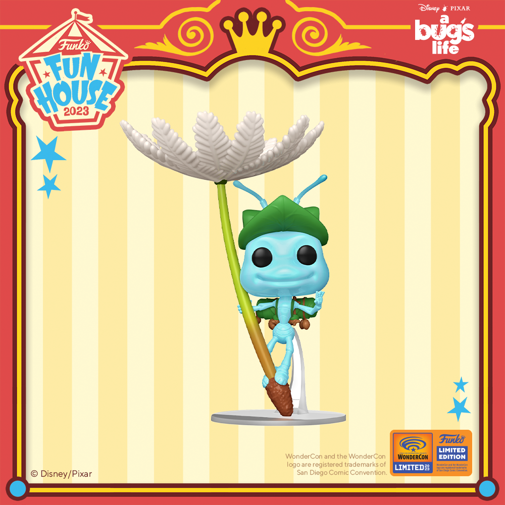 2023 WonderCon exclusive Pop! Flik on Dandelion Seed.