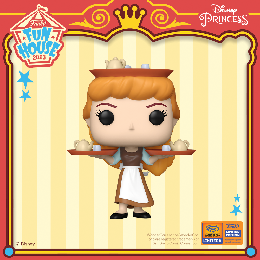2023 WonderCon exclusive Pop! Cinderella with Trays.