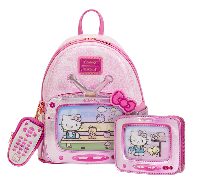 Loungefly Exclusive Sanrio Hello Kitty Retro TV Lenticular collection